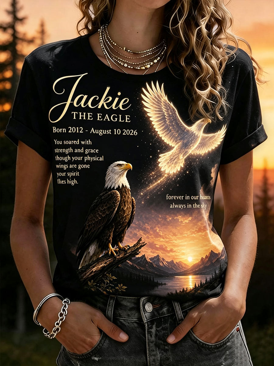 Deepest Condolences To Jackie, May You Rest In Peace. Printed T-Shirt