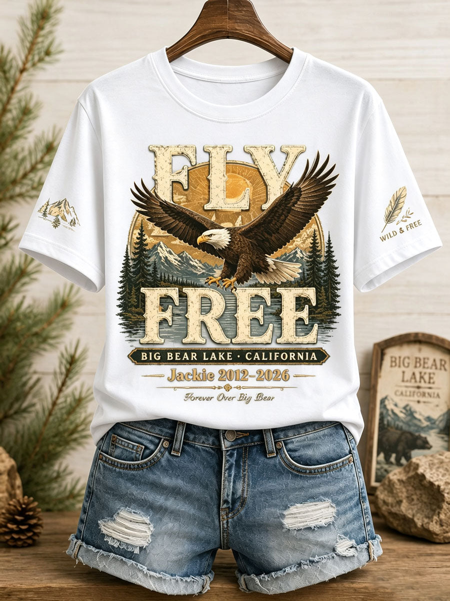 Women's Fly Free Jackie Print Tee