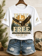 Women's Fly Free Jackie Print Tee