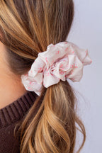 Pink Bows Jumbo Scrunchie