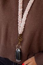 Pink Bows Lanyard