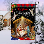 Christmas It¡¯s All About Jesus Flag