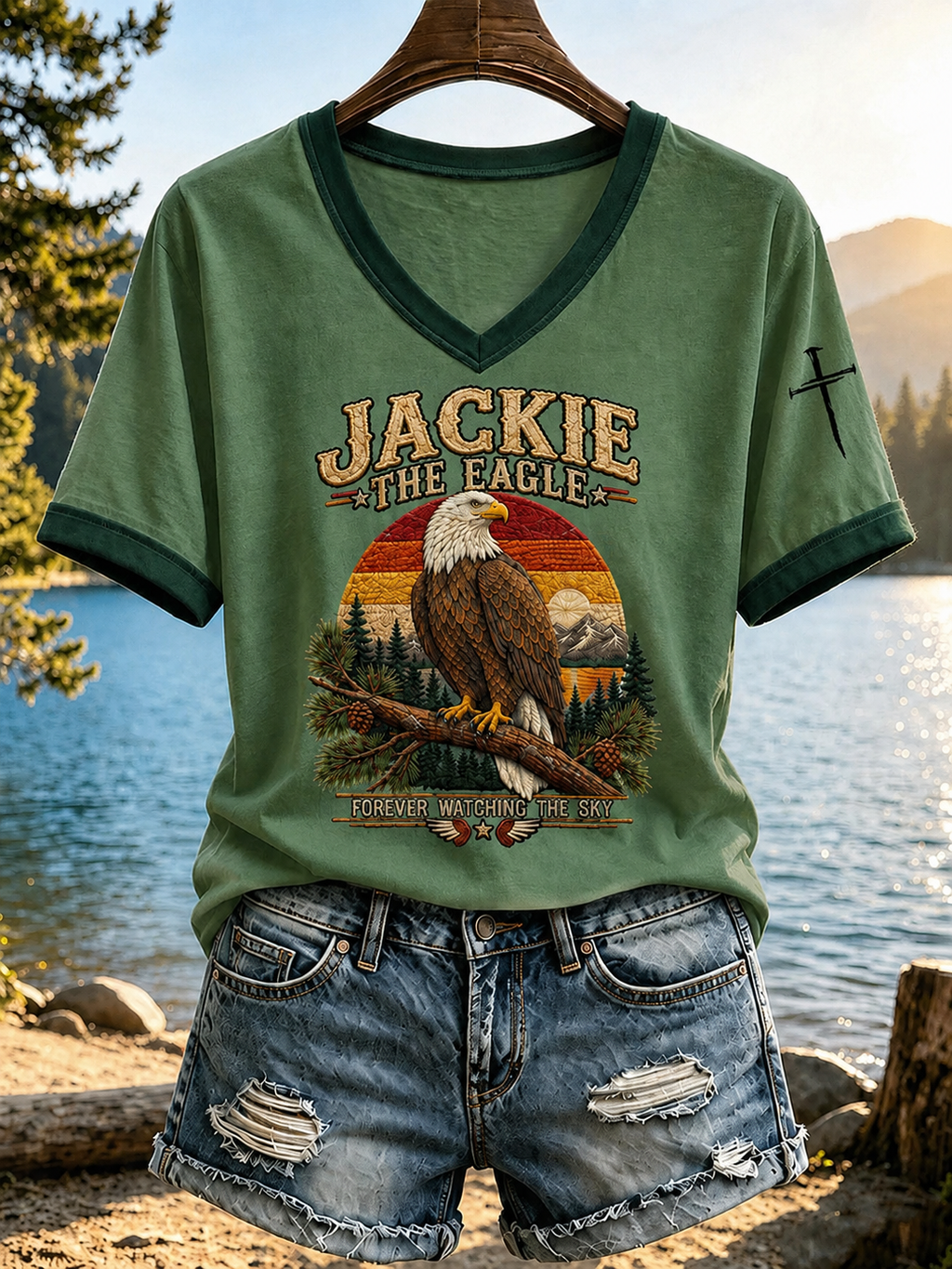 Women's Fly Free Jackie Print T-shirt