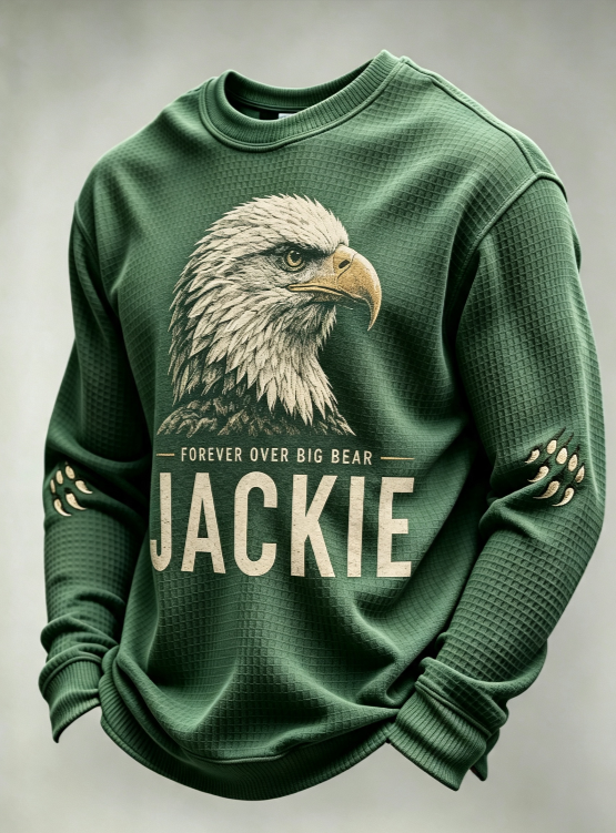 Men'S Fly Free Jackie Print Casual Sweatshirt