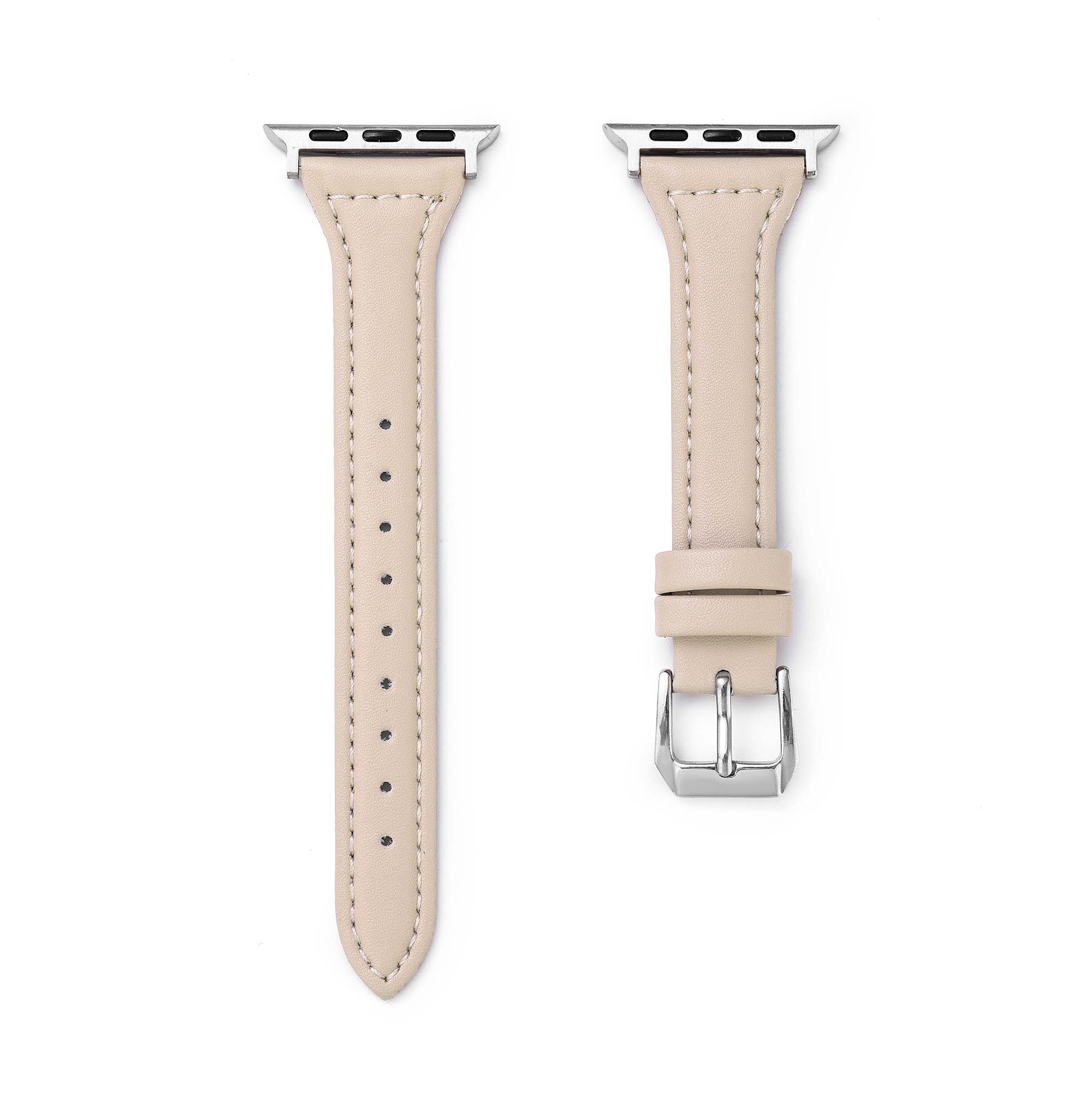 Minimalist Genuine Leather Watch Band for Apple Watch