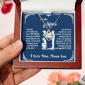 To My Mom ¨C Forever Your Little Boy Necklace