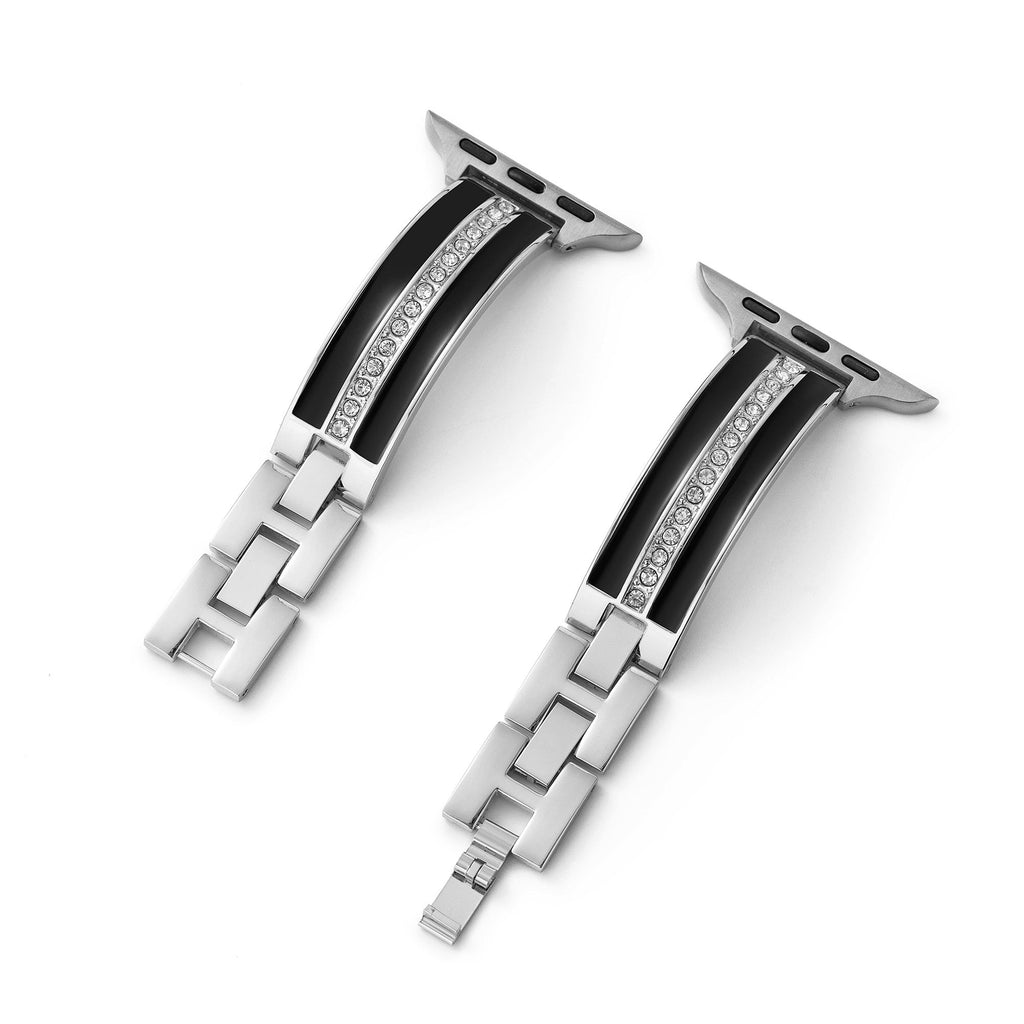 Rhinestone Adorned Classic Watch Band for Apple Watch