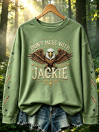 Women's Fly Free Jackie Print Casual Sweatshirt