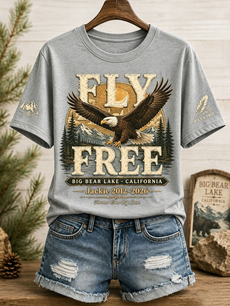 Women's Fly Free Jackie Print Tee
