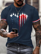 Men's Red White Blue Air Force Flyover T-Shirt