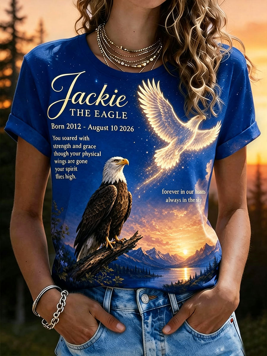 Deepest Condolences To Jackie, May You Rest In Peace. Printed T-Shirt