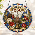 America 250 Acrylic Puzzle Hanging Ornament â€?1776â€?026 Patriotic Suncatcher Decor