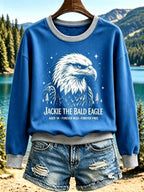 Women's Fly Free Jackie Print Casual Sweatshirt
