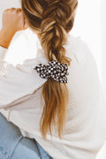 Checkerboard Oversized Scrunchie