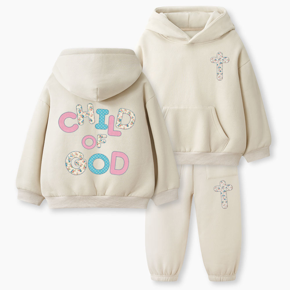 Child Of God Christian Kid Fleece Hoodie Set
