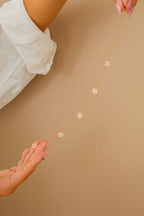 Crystal Flower Hair Chain