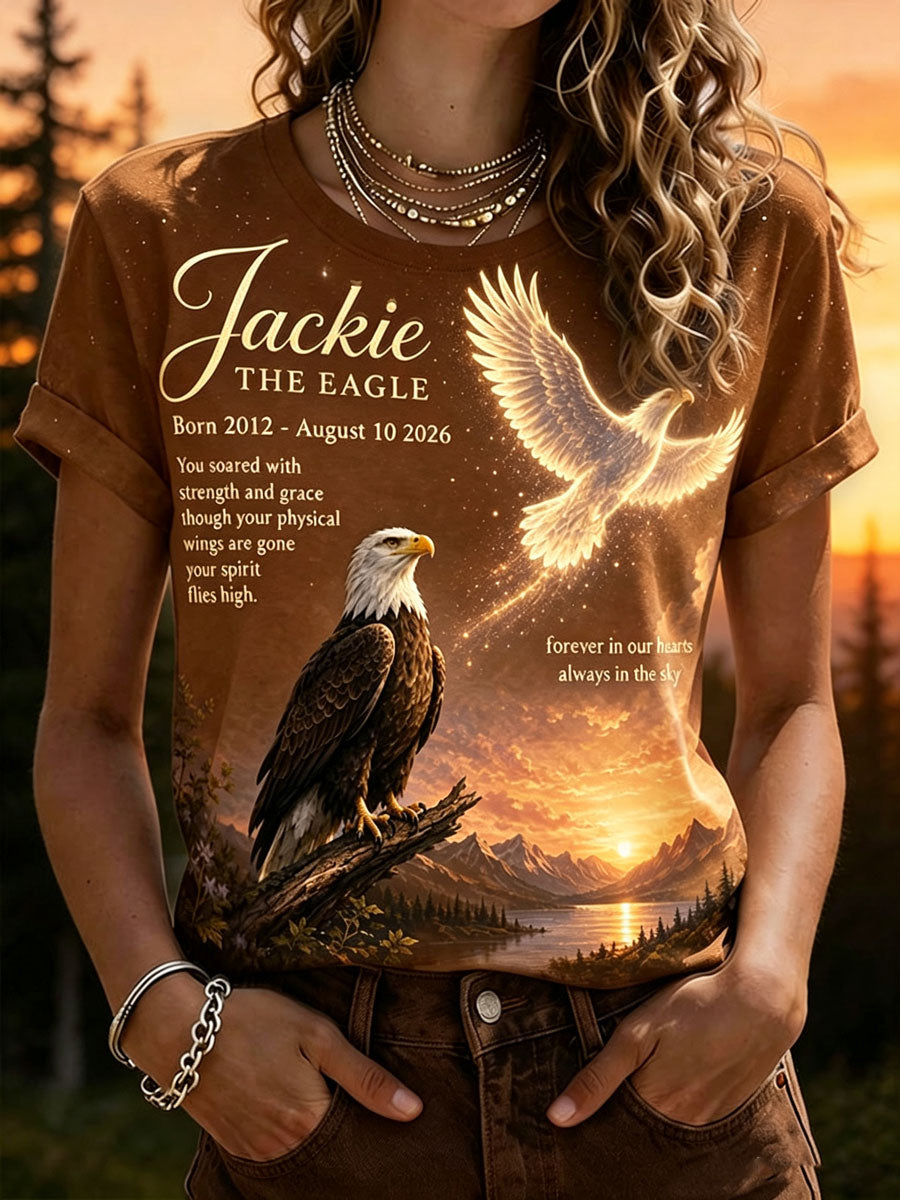 Deepest Condolences To Jackie, May You Rest In Peace. Printed T-Shirt