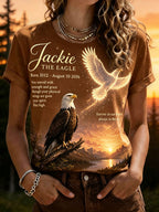 Deepest Condolences To Jackie, May You Rest In Peace. Printed T-Shirt