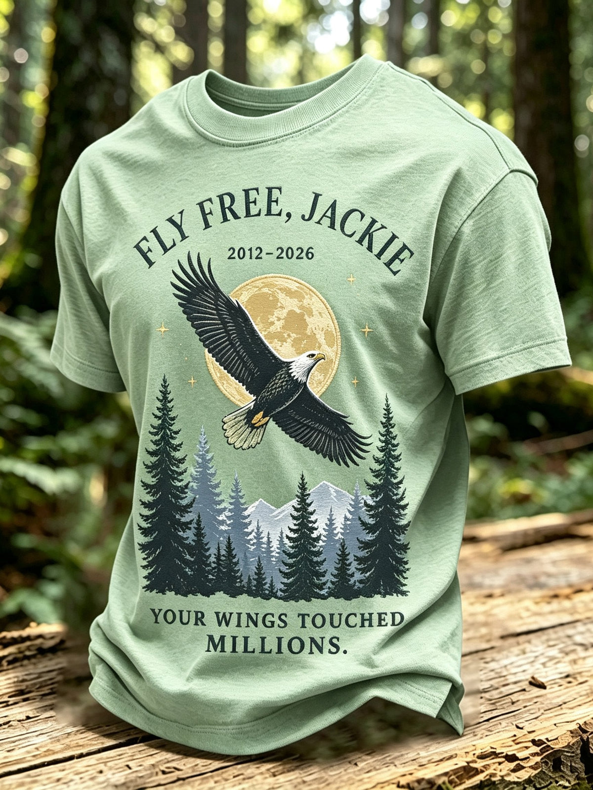 Men's Jackie Forever Our Queen Print T-shirt