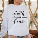 Faith over Fear Religious Hoodie