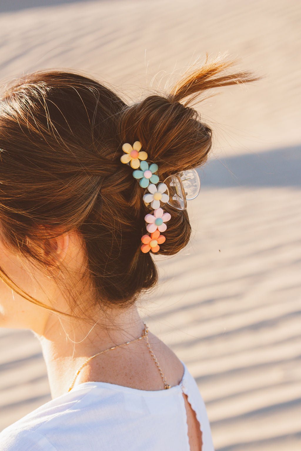 Daisy Blossom Claw Clip