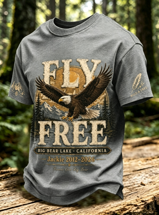 Men's Fly Free Jackie Print T-shirt