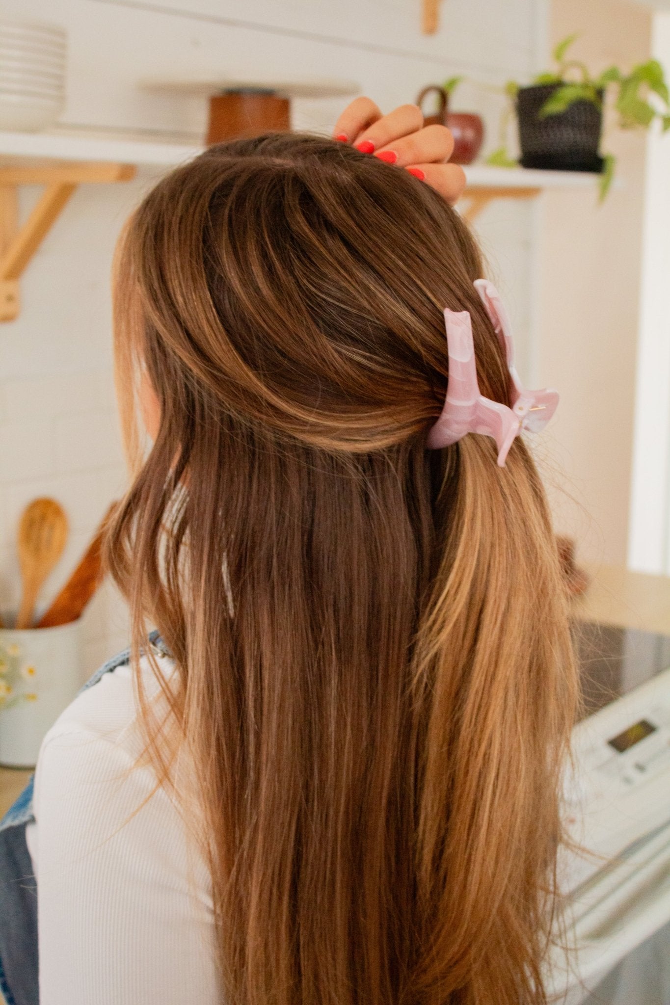 Dream Cloud Curved Claw Clip