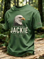 Men'S Forever Over Big Bear, Fly Free Jackie Printed Short-Sleeve T-Shirt