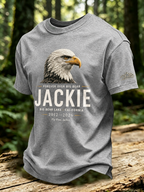 Men'S Forever Over Big Bear, Fly Free Jackie Printed Short-Sleeve T-Shirt