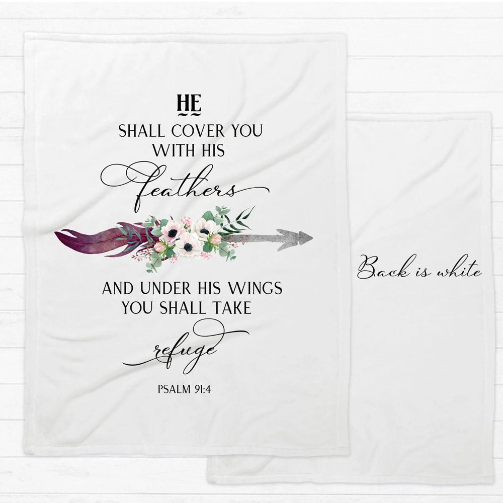 He Will Cover You with His Feathers Blanket