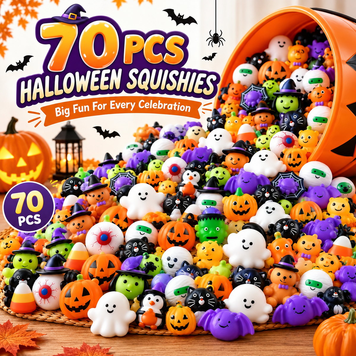 e??£¤Last Day 69% OFFe???Halloween Mochi Squishy Toys