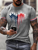 Men's Red White Blue Air Force Flyover T-Shirt