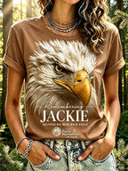 Retro In Loving Memory Of Jackie Rest In Peace Jackie Of Big Bear Valley A Legend. Forever In Our Hearts Print T-Shirt