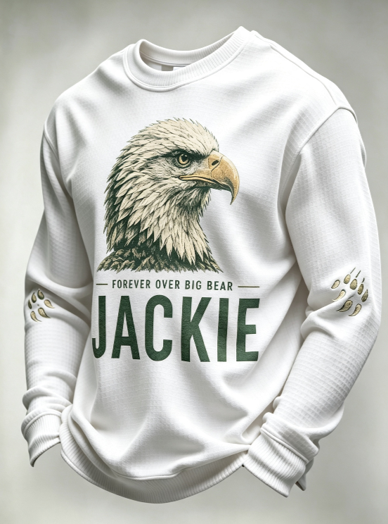 Men'S Fly Free Jackie Print Casual Sweatshirt