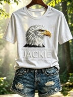 Women's Don't Mess With Jackie Print Tee