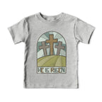 He Is Risen Christian Kid T-Shirt