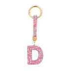 Sparkle Initial ¨C Bag Charm (Pink)