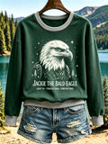 Women's Fly Free Jackie Print Casual Sweatshirt