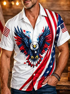 America Pride 250th Anniversary Print Men's Shirt