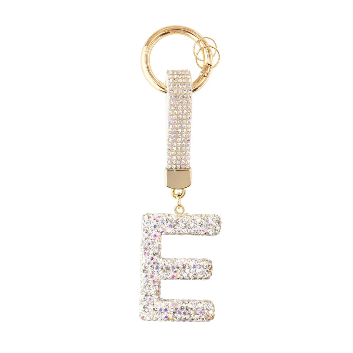 Sparkle Initial ¨C Bag Charm (Silver)