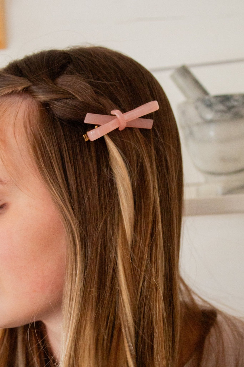 Glossy Bow Clip