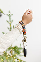 Groovy Floral Keychain