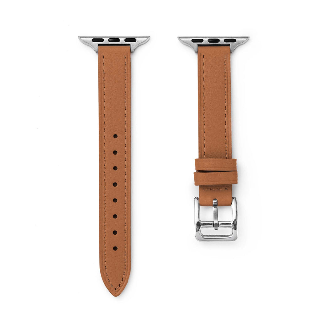 Slim Genuine Leather Watch Band