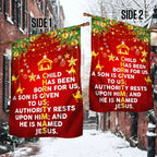 He Is Named Jesus Christmas Flag