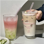 Gradient Tumbler with Straw