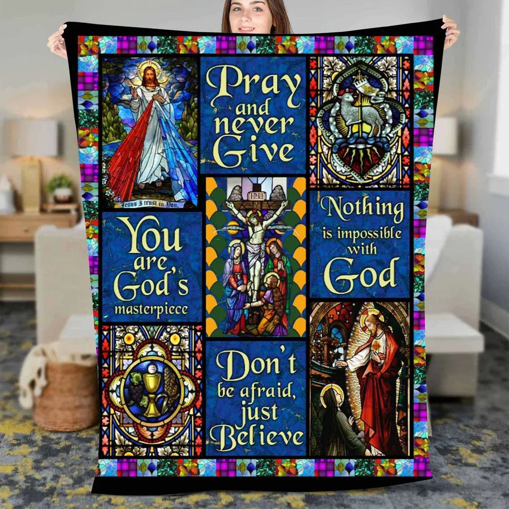 You're God masterpiece Christian Blanket