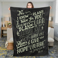For I Know The Plans Christian Blanket