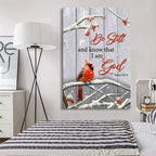 Be Still And Know Psalm 46:10 Canvas Wall Art