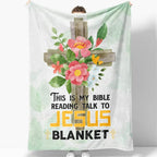 This Is My Bible Reading Talk To Jesus Christian Blanket