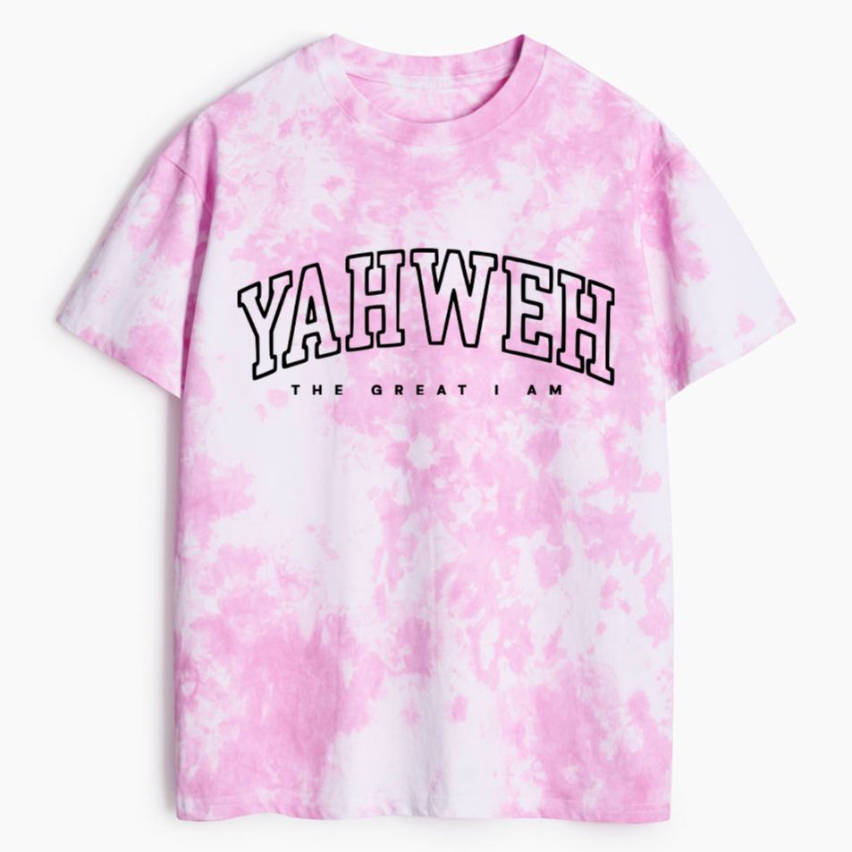 YAHWEH Christian Heavy Cotton Tie Dye T-Shirt